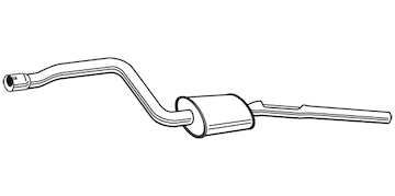 Střední tlumič výfuku WALKER 24034