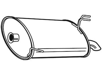 Zadní tlumič výfuku WALKER 24045