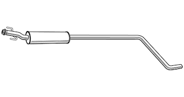 Střední tlumič výfuku WALKER 24048