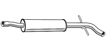 Střední tlumič výfuku WALKER 24053