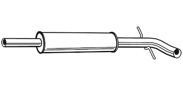 Střední tlumič výfuku WALKER 24058