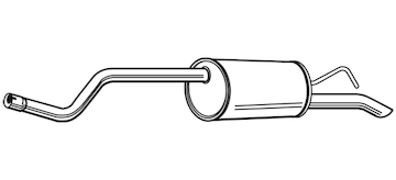 Zadní tlumič výfuku WALKER 24061