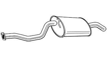 Zadní tlumič výfuku WALKER 24085