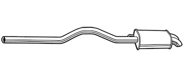 Zadní tlumič výfuku WALKER 24107