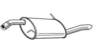 Zadní tlumič výfuku WALKER 24112