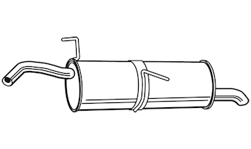 Zadní tlumič výfuku WALKER 24125