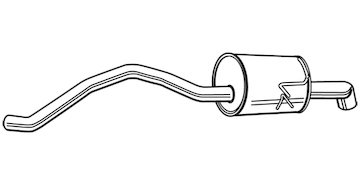 Zadní tlumič výfuku WALKER 24130