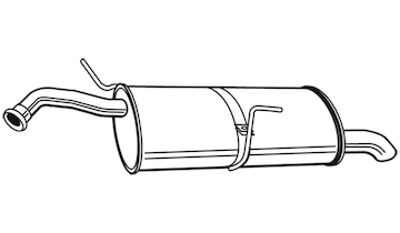 Zadní tlumič výfuku WALKER 24134