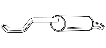 Zadní tlumič výfuku WALKER 24136