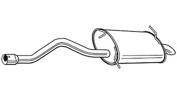 Zadní tlumič výfuku WALKER 24137