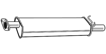 Zadní tlumič výfuku WALKER 24139