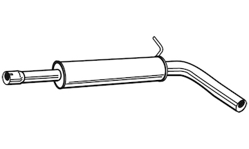 Střední tlumič výfuku WALKER 24145