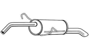 Zadní tlumič výfuku WALKER 24149