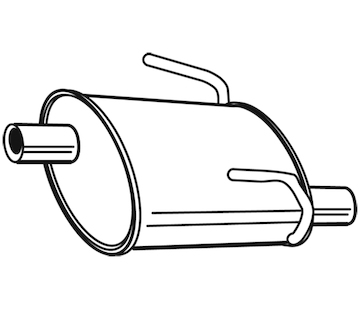 Zadní tlumič výfuku WALKER 24158