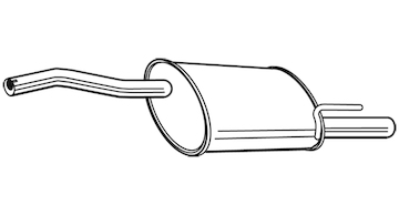 Zadní tlumič výfuku WALKER 24162