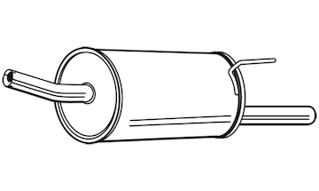 Zadní tlumič výfuku WALKER 24164