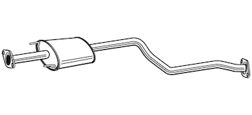 Střední tlumič výfuku WALKER 24175
