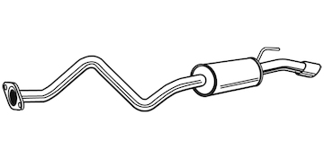 Zadní tlumič výfuku WALKER 25099