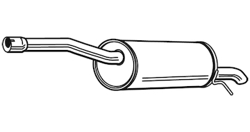 Zadní tlumič výfuku WALKER 25100