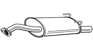 Zadní tlumič výfuku WALKER 25101