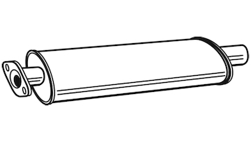 Střední tlumič výfuku WALKER 25103