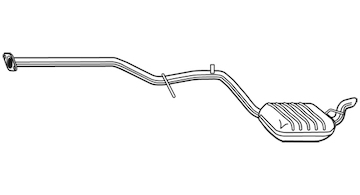 Zadní tlumič výfuku WALKER 25110