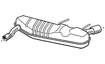 Zadní tlumič výfuku WALKER 25140