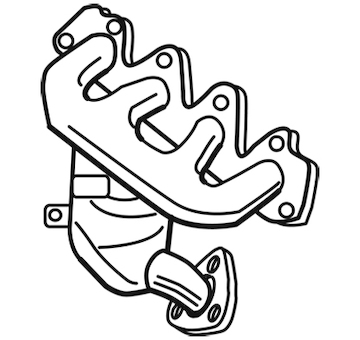 Katalyzátor WALKER 28003