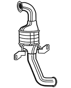 Katalyzátor WALKER 28587