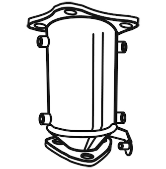 Katalyzátor WALKER 28615