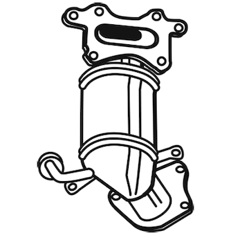 Katalyzátor WALKER 28658