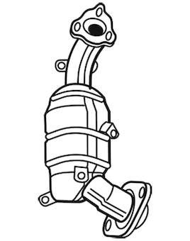 Katalyzátor WALKER 28683