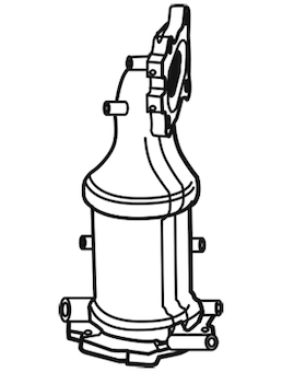 Katalyzátor WALKER 28696