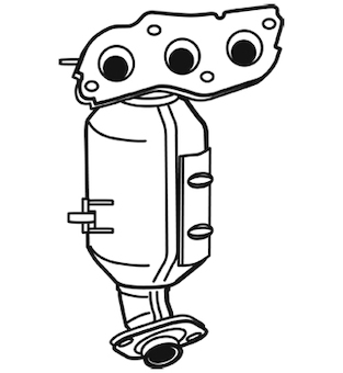 Katalyzátor WALKER 28734