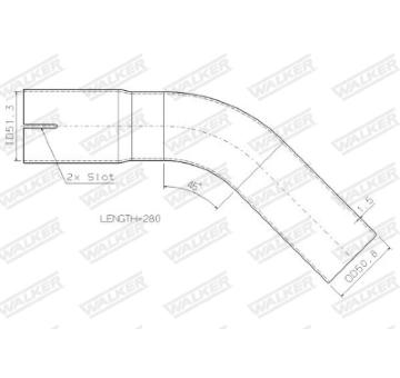 Výfuková trubka WALKER 32021