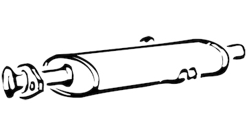 Střední tlumič výfuku WALKER 70100