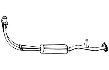 Predni tlumic vyfuku WALKER 70550