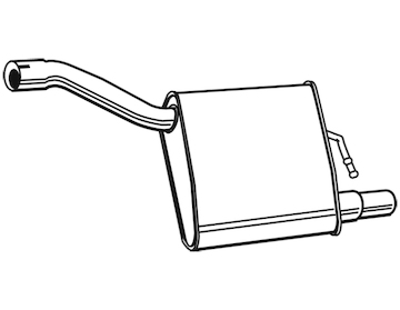 Zadní tlumič výfuku WALKER 71004