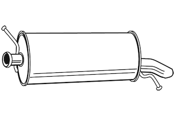 Zadní tlumič výfuku WALKER 71185