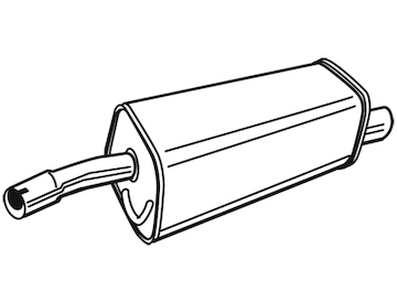 Zadní tlumič výfuku WALKER 71396