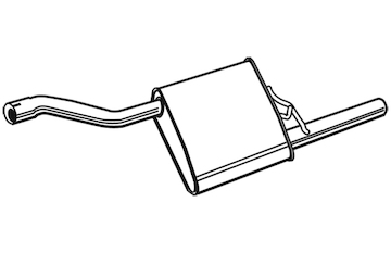 Zadní tlumič výfuku WALKER 71404
