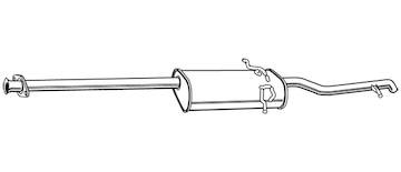 Zadní tlumič výfuku WALKER 72321
