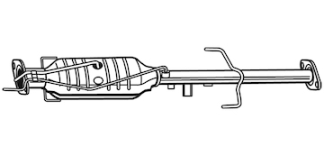 Filtr pevnych castic, vyfukovy system WALKER 73047