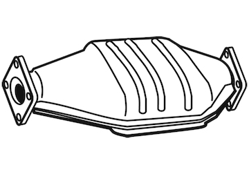 Filtr pevnych castic, vyfukovy system WALKER 73064