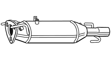 Filtr pevnych castic, vyfukovy system WALKER 73149
