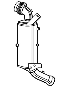 Filtr pevnych castic, vyfukovy system WALKER 73161