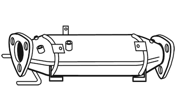 Filtr pevnych castic, vyfukovy system WALKER 73167
