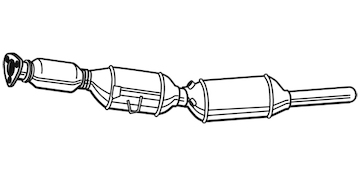 Filtr pevnych castic, vyfukovy system WALKER 73176