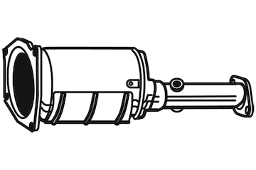 Filtr pevnych castic, vyfukovy system WALKER 73185