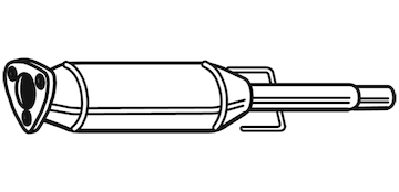 Filtr pevnych castic, vyfukovy system WALKER 73188